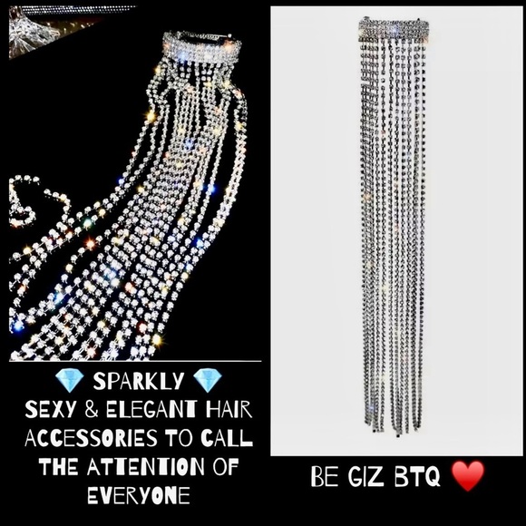 Super Elegant Rhinestone Hairpin to Enhance your Casual or Night Our Hair look main image 5